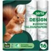 Serla Kuvioitu 16 Rl Talouspaperi 1 Serla Kuvioitu 16 Rl Talouspaperi -Kärkkäinen 6414301029334