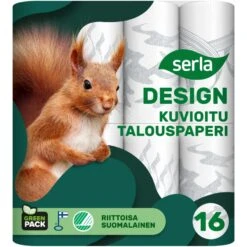 Serla Kuvioitu 16 Rl Talouspaperi