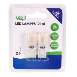 Led Energie G9 180lm 2kpl Ledlamppu