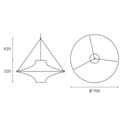 Innolux Lokki Ø700 Riippuvalaisin 11 Innolux Lokki Ø700 Riippuvalaisin -Kärkkäinen 6420611989961 4