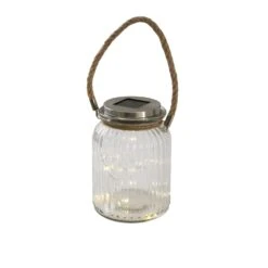 Airam Ludo Solar 16cm Lasipurkki Aurinkokennovalo