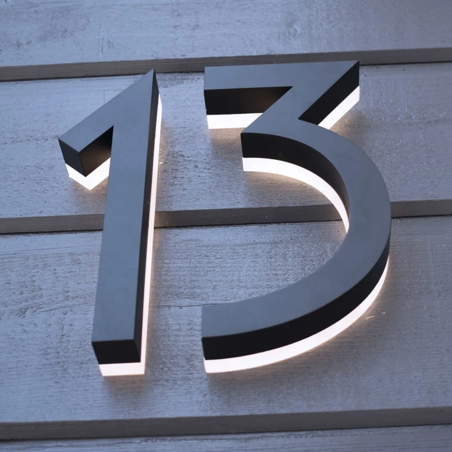 Finnbear Talonumero 8 LED-taustavalolla 4 Finnbear Talonumero 8 LED-taustavalolla - Image 2