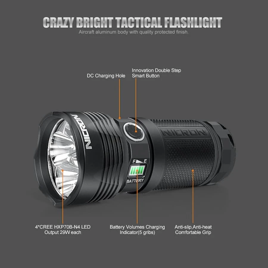 Nicron B400 Hakuvalaisin 12 000lm 5 Nicron B400 Hakuvalaisin 12 000lm - Image 3