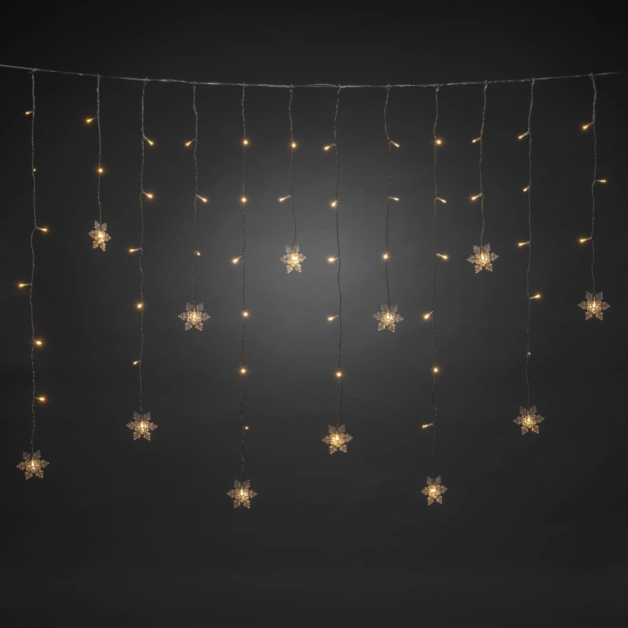 Konstsmide 4049-103 IP44 12 Lumihiutaletta Valoverho 4 Konstsmide 4049-103 IP44 12 Lumihiutaletta Valoverho - Image 2