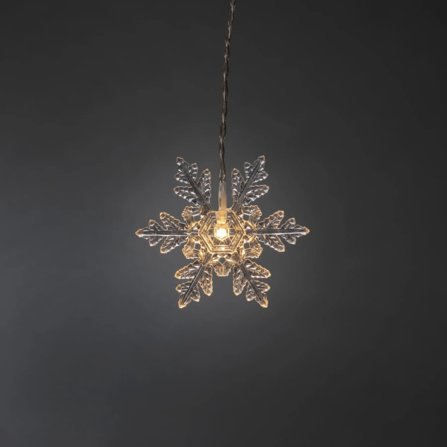 Konstsmide 4049-103 IP44 12 Lumihiutaletta Valoverho 5 Konstsmide 4049-103 IP44 12 Lumihiutaletta Valoverho - Image 3