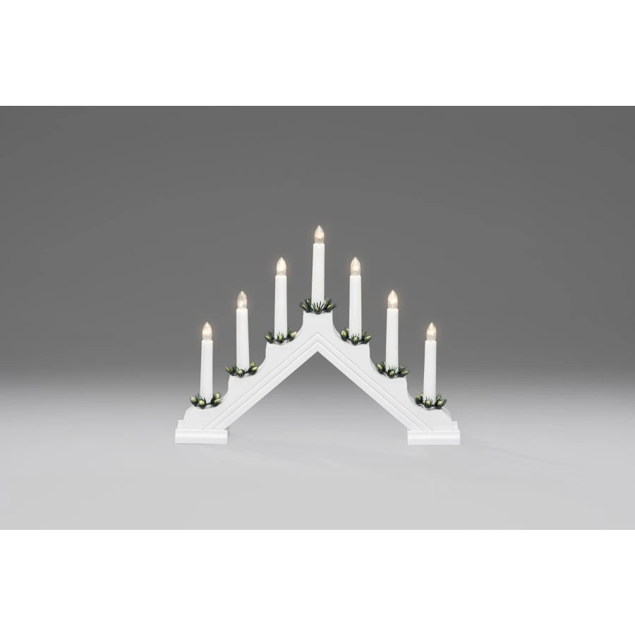 Konstsmide 2310-210 Valkoinen Kynttelikkö 3 Konstsmide 2310-210 Valkoinen Kynttelikkö