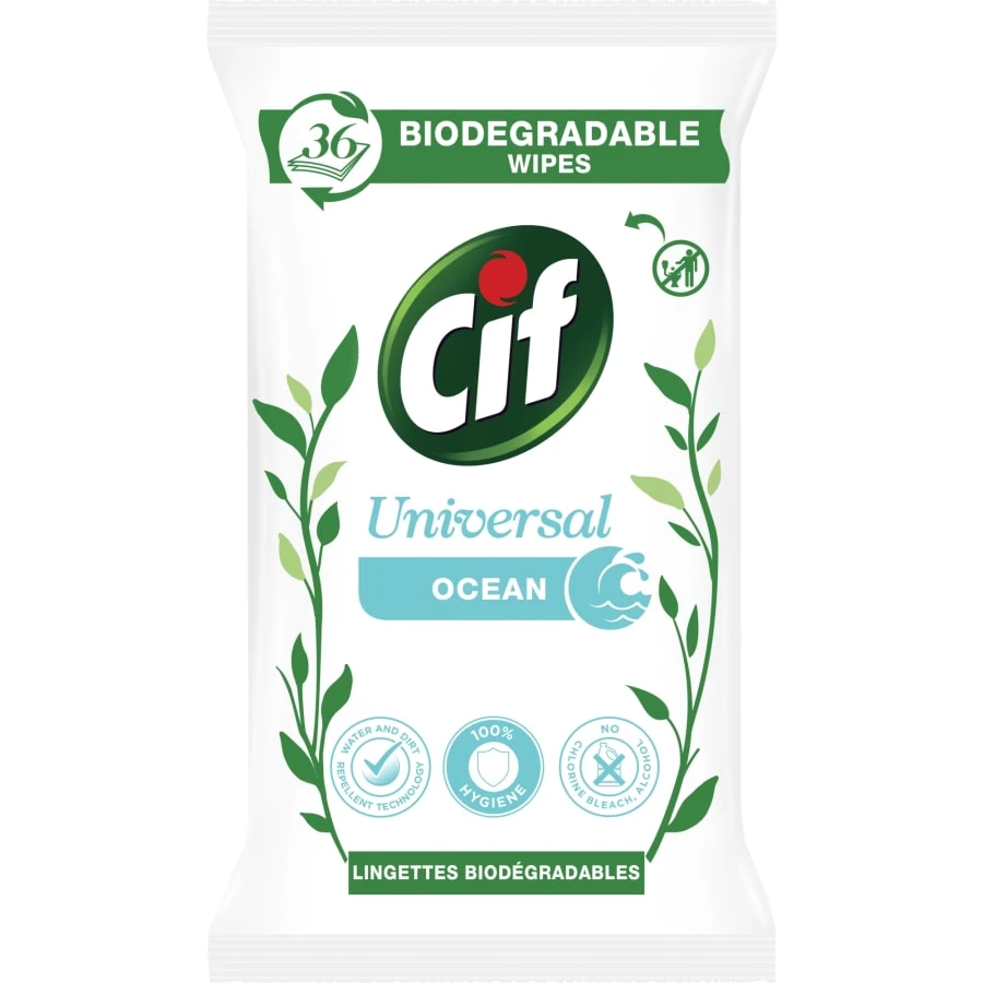 Cif Ocean 36 Kpl Yleispuhdistusliina 3 Cif Ocean 36 Kpl Yleispuhdistusliina