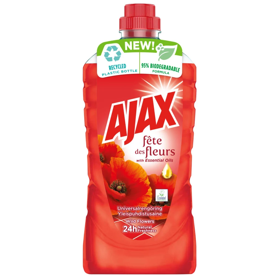 Ajax® Ajax Fete Des Fleurs Wild Flowers 1 L Yleispuhdistusaine 3 Ajax® Ajax Fete Des Fleurs Wild Flowers 1 L Yleispuhdistusaine